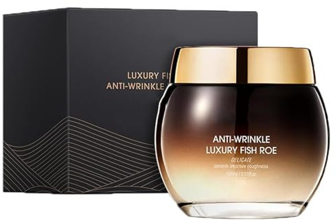 Kaviar-Gesichtscreme | Kaviar Luxuscreme 100ml | Körperlotion für Frauen, hilft, die Haut zu heben, zu straffen und zu straffen, Hautpflege für trockene, schlaffe und alternde Haut Anulely