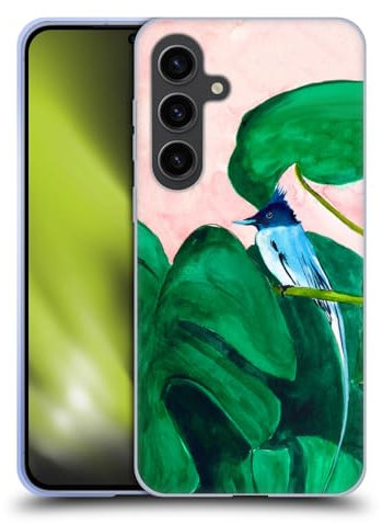 Head Case Designs Offizielle Mai Autumn Monstera Pflanze Voegel Gelhülle [Militärischer Schutzgrad] Kompatibel Mit Samsung Galaxy S24+ 5G Und Kompatibel Mit MagSafe