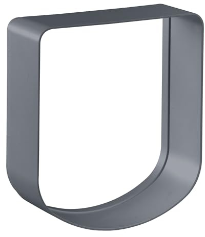 Ferplast Swing 3/5 Extension Verlängerung für Haustierklappen 16,3 x 5 x h 18,4 cm, Tiefe 5 cm, Grau
