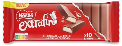 NESTLE EXTRAFINO tableta rellena chocolate con leche 100g
