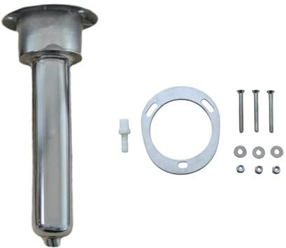 Avejjbaey Edelstahl-Rutenhalter mit Schrauben, Unterputz-Angelrutenhalter, 0 Grad, 15 Grad, 30
