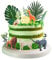 27 PCS Jungle Animal Cake Toppers-Safari Animals Figure Toys Picks Jungle Wild One Animals Cake Decorations for Baby Shower Safari Party Holiday Party
