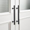 Pexintek 10 Pack Gold Modern Cabinet Handles 160mm Hole Centers Kitchen Bathroom bedrooms Study Furniture Door Vintage Pulls with Screws for Cupboards Drawer Wardrobe Dresser (Black)