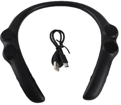 Ailgely Kabelloses Nackenbügel-Headset, IPX4, Wasserdicht, Stereo, 5.3, Nackenbügel-Kopfhörer mit Geräuschunterdrückendem Mikrofon, Schweißfest für Sport