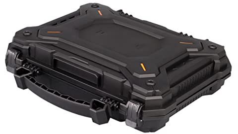 UKCOCO Schlagfester Werkzeugkasten Mit Hochdichtem Fassungsvermögen Rückwärtsverschluss Griff Für Einfache Handhabung Und Aufbewahrung Von Hochwertigen Geräten Und Zubehör