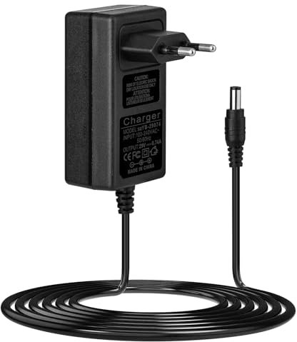 Marveleese Câble de charge 29 V pour aspirateur sans fil Rowenta 25,2 V Air Force 360 ​RS-RH5664 RH9051 RH9057 RH9059 RH9079 AF360 TY9086 RH963 RH967 RH969 RH9611 WO RH6. 933WO RH9089WO RH7329WO Bloc