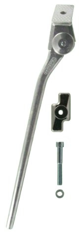 Performance Greenfield Retro Kickstand Brushed aluminum, 285 mm (for bikes 22 and under)