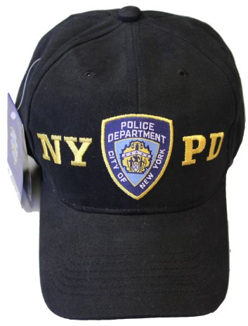 NYC FACTORY NYPD Baseballmütze New York Police Department Black & Gold One Size, Schwarz , Einheitsgröße
