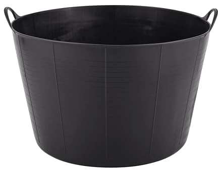 Gorilla Tubs SP75GBK Tubtrug Black 75L TUB75BLK 75 Litre Extra Large, XL