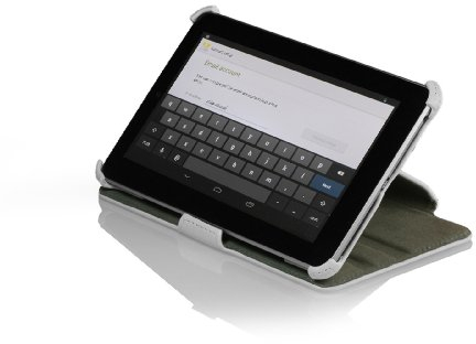 StilGut UltraSlim Case V2 Tasche mit Standfunktion für Google Asus Nexus 7 (8 & 16GB) Sleep und Wake Up Funktion (EIN-und Ausschalten durch Aufklappen der Schutzhülle), weiß