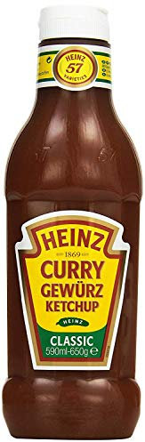Heinz Curry Gewürz Ketchup DELIKAT, Dosierflasche, 590 ml