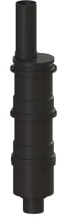 KESSEL-Regenablauf Kunststoff DN100, senkr., frostfreie Tiefe 545 mm