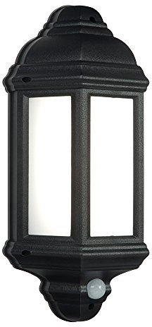 Betta Lighting Outdoor Security Wall Lights – Outside Lights with Motion Sensor - LED PIR Half Lantern Security Lighting – IP44 Rated Garden Porch Lamp 60W GLS ES or LED E27 (Not Included)