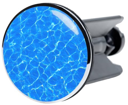 Sanilo Bonde de lavabo, Grande sélection de Bouchons de lavabo, Haute qualité (Lagon)