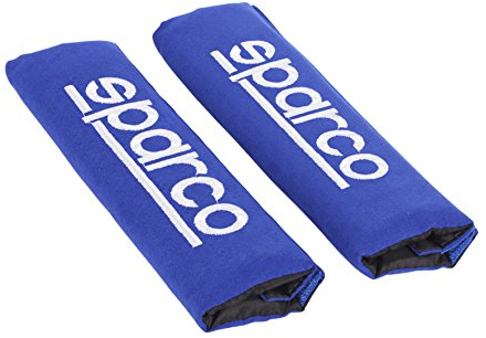 SPARCO SPC1204BL Seat Belt Padding Blue, 2 Units