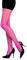 PrettyLoveHose Collant Résille Moyenne (Noir, Beige, Blanc, Marron, Bleu, Rose, Rouge) (Rose Fluo)