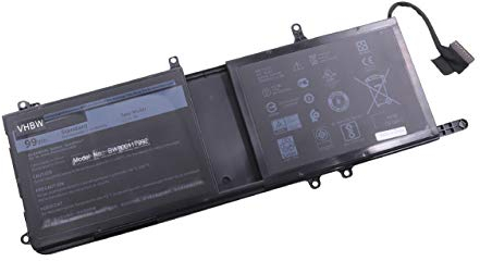 vhbw Akku kompatibel mit Dell Alienware 15, 15 2018, 15 R3, 15 R4, 17 ALW17C-D3736S Notebook (8300mAh, 11,4V, Li-Ion)