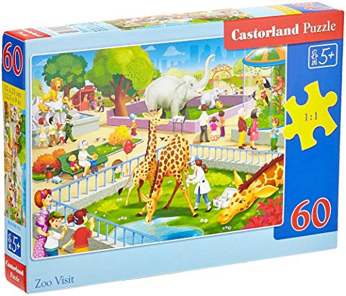 Castorland B-066155 Zoo Visit, 60 Teile Puzzle, bunt