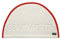 SAUNAGUT® Sauna Wedeltuch Torreoo Elfenbein-rot