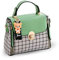 NICOLE&DORIS - Borse a tracolla da donna, con patta e patta per ragazze, a tracolla, Verde, S, Borsa a mano