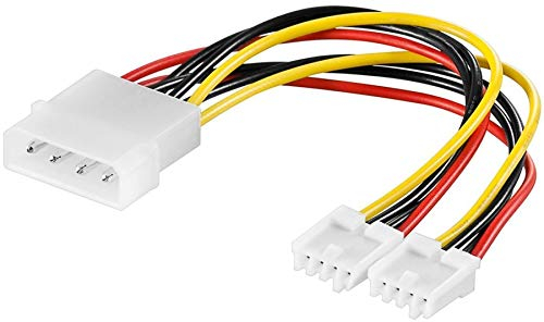 PremiumCord Power cable internal hard drive, FDD 5, 25-2x3, 5 inches