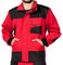 Mazalat Arbeitsjacke männer, Arbeitsjacken herren, Schutzjacke mit vielen Taschen, Arbeitskleidung männer Größen S-XXXL, Qualität (XXL, Rot)