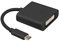 Lanberg Adaptador USB USB-C M 3.1 A DVI-I H (24+5) Dual Link 15CM Negro
