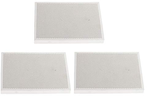 3x Briques Réfractaire Isolante en céramique Résistant aux Températures jusqu’à 2000 ° F, env. 13,7 x 1,2 cm