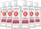 80% Alcohol Hand Sanitiser Rub - 500ml - Kills 99% Bacteria, Germs - Sanitizer (Pack of 6)