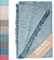 Couvre-lit multi-usages : Plaid Sofa, Plaid Foulard, Couvre-canapé, Foulard pour canapés en coton et autres fibres. Fabriqué en Espagne. Housses de canapé (Vert chiné 07, 180x260cm.)