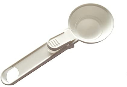Separador de huevos, cuchara de arroz, cuchara de pasta, coctelera de azúcar en polvo