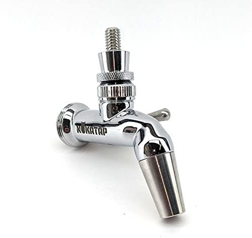 NukaTap Grifo de cerveza de acero inoxidable (con control de flujo)