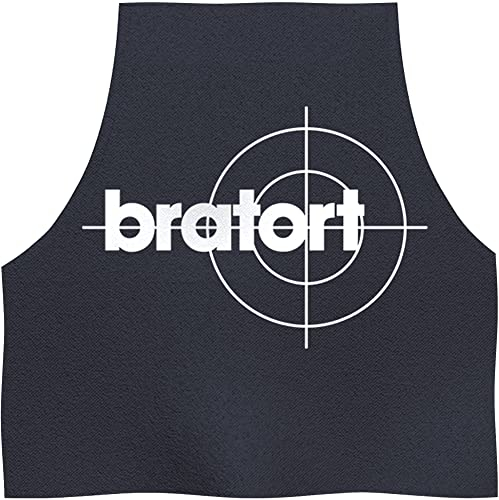 YORA Grillschürze für Männer lustig - Vatertagsgeschenk inkl. BBQ-Urkunde - lustige Geschenke zum Vatertag - Geschenkideen Papa & Opa (Bratort)
