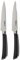 Zyliss E920277 Comfort Pro Set de Couteaux 2 pièces, 11cm, Acier Inoxydable Allemand, Poignée Noire, Couteaux de Cuisine Professionnel, Passe au Lave-Vaisselle, Garantie de 25 Ans