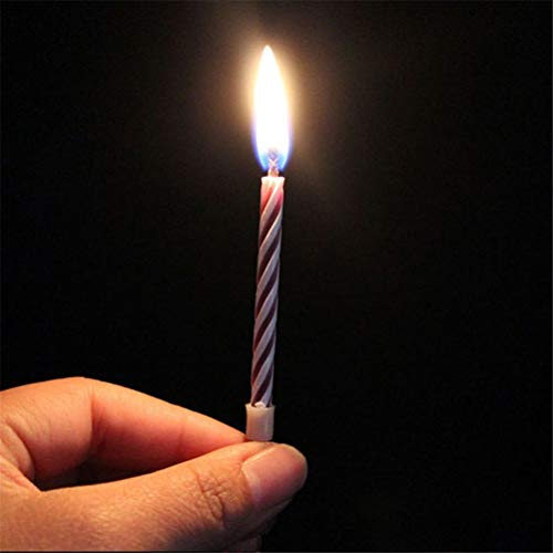 Kerzen, die nicht ausgeblasen werden können! 20pcs Lustige Zaubertrick -Relighting -Kerzen, Kuchentricks und Dekorationen Trick Kerze Kinder und Erwachsene