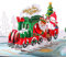 CUTE POPUP - Happy Train Weihnachtskarten Pop Up | Religiöse 3D-Weihnachtskarte | Popup-Weihnachtskarte, verbesserte Größe 15,2 x 20,3 cm, bringt warme Gefühle, lustige Erinnerungen für Familie,