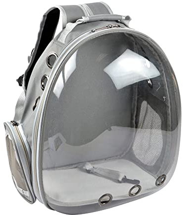 Rucksack mit Sichtfenster Raumkapsel für Katzen Hunde Kaninchen Tasche Tragetasche Transporttasche Transportbox Transport Katzenrucksack Hunderucksack für Haustiere Reise