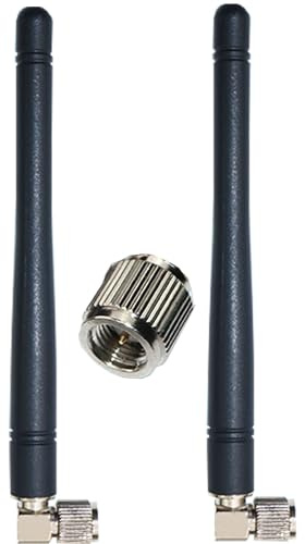 Fohevers 2 Stück 4G LTE Antenne SMA Stecker 3DBi MIMO Rundstrahlantenne | Frequenzbereich: 698–2700 MHz Universell einsetzbar mit LTE-Routern, Modems, Hotspots, Gateways und Überwachungskameras.