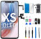 DGSCSMY OLED Ersatzdisplay für iPhone XS, 14,7 cm (5,8 Zoll), mit Ohrlautsprecher, Näherungssensor, OLED, 3D-Touch-Display, Digitizer, komplette Montage, Reparaturset, Frontglas, A1920, A2097, A2098