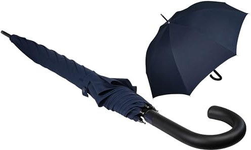 iX-brella First Class XL Fiberglas Automatik Stockschirm 110 cm überschlagfähig - Insignia Blue