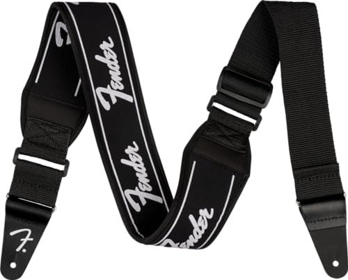 Fender Swell Neoprene Logo Strap Running Logo gitaarband