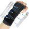 SUPRBIRD Handgelenk Bandagen, Handgelenkstütze mit 3 Metallschiene-Stabilisator, Karpaltunnel Bandage Links-zur Linderung von Tendinitis Arthritis Schmerzen Im Karpaltunnel (Links, S/M)