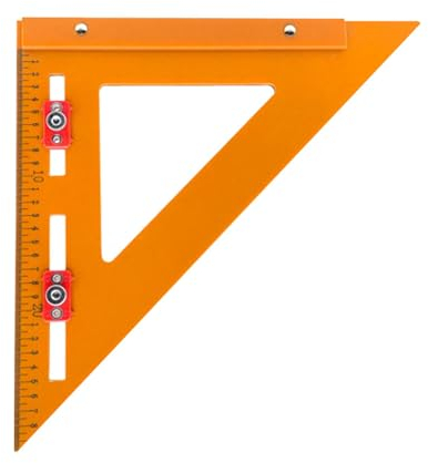 Saker Positionierungsdreieck-Lineal | 2-in-1 Dreiecks-Lineal Winkelmesser | 3D-Mehrwinkel-Messlineal | Markierungslineal für Ingenieur Tischler | Lochpositionierung Präzisionsmarkierungslineal