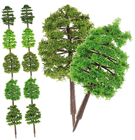 Alipis 30stücke Teiliges Miniatur Baum Modell Realistische Landschaftsbäume Für Diorama Mini Garten Dekoration Langlebige DIY Sandtisch Modellbau Zimmerpflanzen Platzsparend Und Einfach z