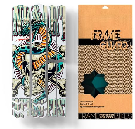 HUIOP Bike Frame Protector Sticker Anti‑Scratch Bike Stickers for Frame Waterproof Protective Stickers Decals for BICYCLE Off-Road Mountain Bike