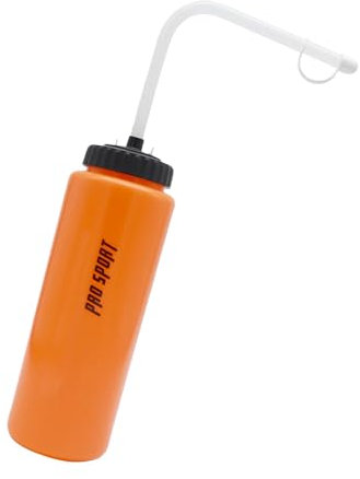Generisch Spritzwasserflasche, zusammendrückbare Wasserflasche - Squeeze-Gießkanne 1 Liter,Sicherheitswasserwaschflaschen, Quetschgießkanne mit langem Strohhalm für Fitness, Radfahren, Laufen