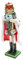 perfk Mouse King Schiaccianoci Figurina Scultura Collezione Schiaccianoci in Legno Decorazione Natalizia per Scena Layout Compleanno Festa Casa