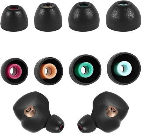 4 Paar Ohrstöpsel für Sony WF-1000XM5 Wireless True Headphones,Ohrstöpsel Ersatz für Sony mit Charging Case, Headphones in Ear Accessories,4 Größen Silikon Ohrstöpsel In-Ear Kopfhörer