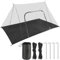 SGZIOO Moustiquaire Camping, 240x140x110cm, Moustiquaire Voyage avec Porte Zippé, Moustiquaire de Voyage Léger Portable, Noir Moustiquaire de Lit Pliable pour Lit de Camping, Randonnée, Pêche