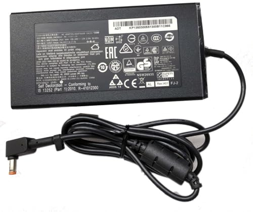 19V 7.1A 135W AC Adapter Charger compatible for Acer Aspire V15 VN7-591G-727P, V15 Nitro VN7-591G-73VN VN7-591G-70TG,Nitro VN7-591G VN7-591G-792U VN7-591G-73Y5 Power Supply Cord